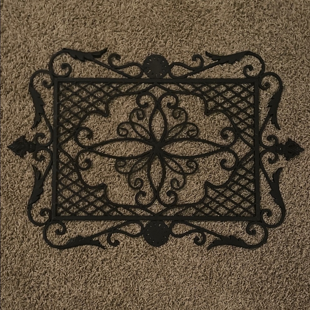 Elegant Black Metal Wall Art - Picture 3 of 5
